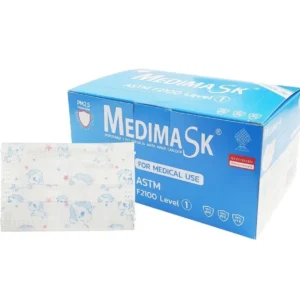 Medimask Babies 1-6 years (ยูนิคอร์น) หน้ากากอนามัย level1 MED-CON (Box/50s)